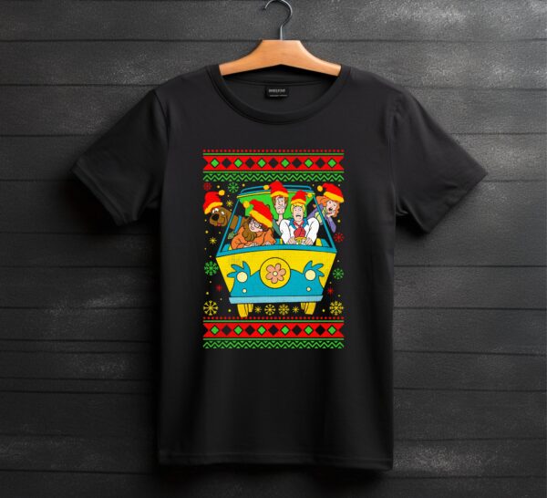 Scooby Do Christmas T shirt, Novelty Top