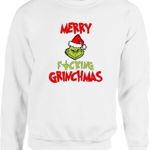 Funny Merry Grinchmas Sweatshirt, Christmas Grinch Lover Top, Unisex Jumper