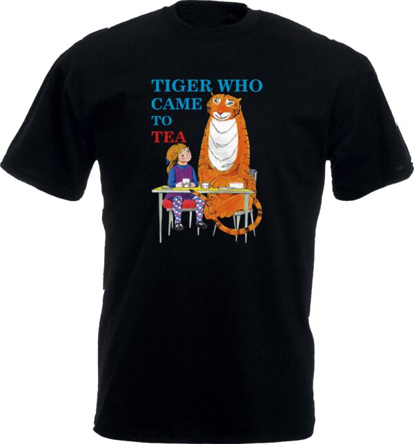 A Tiger Who Came To Tea T Shirt, Generic T Shirt, Unisex Kids And Adult Tee
