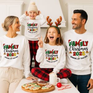 Family Christmas 2025 Sweatshirt, Christmas Family Matching Top