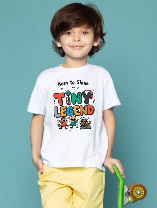 Born To Shine Tiny Legend T-Shirt, Kids Birthday Gift Shirt