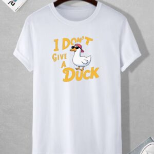 Funny I Don't Give A Duck T Shirt, Sarcastic Duck Shirt, Funny Goose Shirt