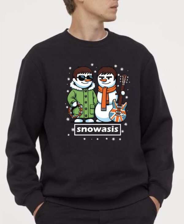New Snowasis Christmas Sweatshirt, Unisex Kids and Adult Jumper