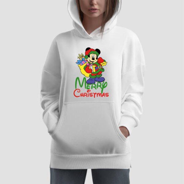 Disney Mickey Mouse Christmas Hoodie, Mickey Merry Christmas Top