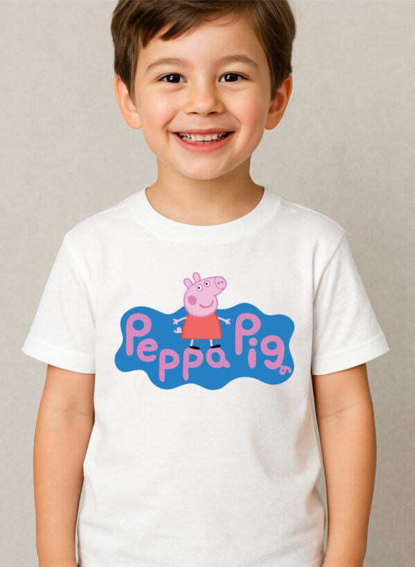 Peppa Pig Poppers Pig Graphic T Shirt, Birthday Gift T Shirt For Kids