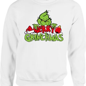 Merry Grinchmas Sweatshirt, Christmas Grinch Lover Jumper, Unisex Top