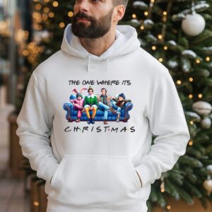 Christmas Friends Hoodie, The One Where Its Christmas Hoodie, Funny Christmas Top