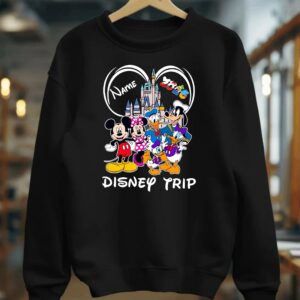 Personalised Disneyland Mickey Mouse And Friends Sweatshirt, Disney Trip 2026 Jumper, Family Matching Top