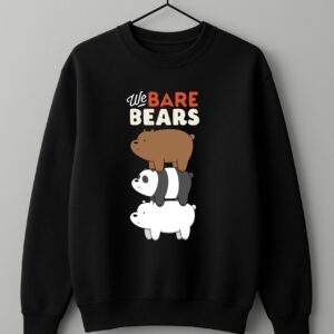 We Bare Bears Sweatshirt, We Bare Bears Cartoon Character Top, Unisex Top