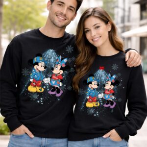 Disneyland Mickey And Minnie Mouse Sweatshirt, Disney Trip 2026 Jumper, Family Matching Top