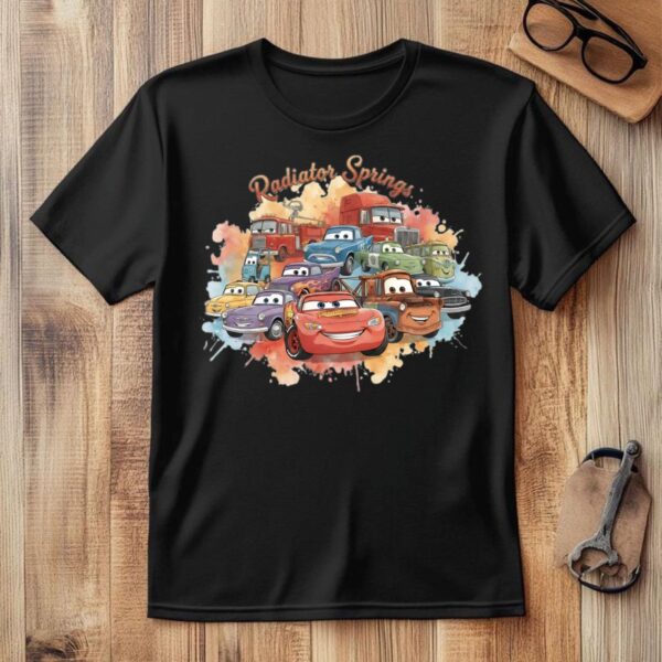 Radiator Springs T shirt, Disney Pixar Cars Shirt, Cars Movie Shirt, Lightning Mcqueen Shirt