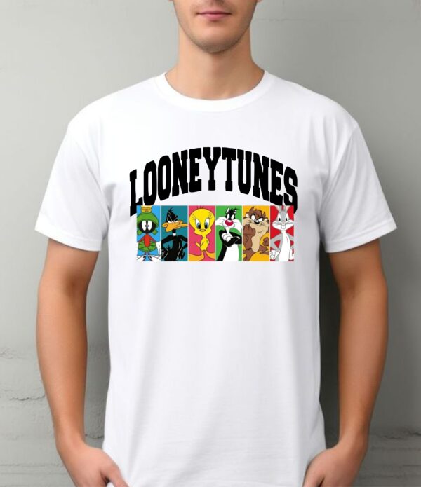Looney Tunes Squad T-Shirt, Bugs Bunny Shirt, Warner Bros T-Shirt, Novelty Gift Top