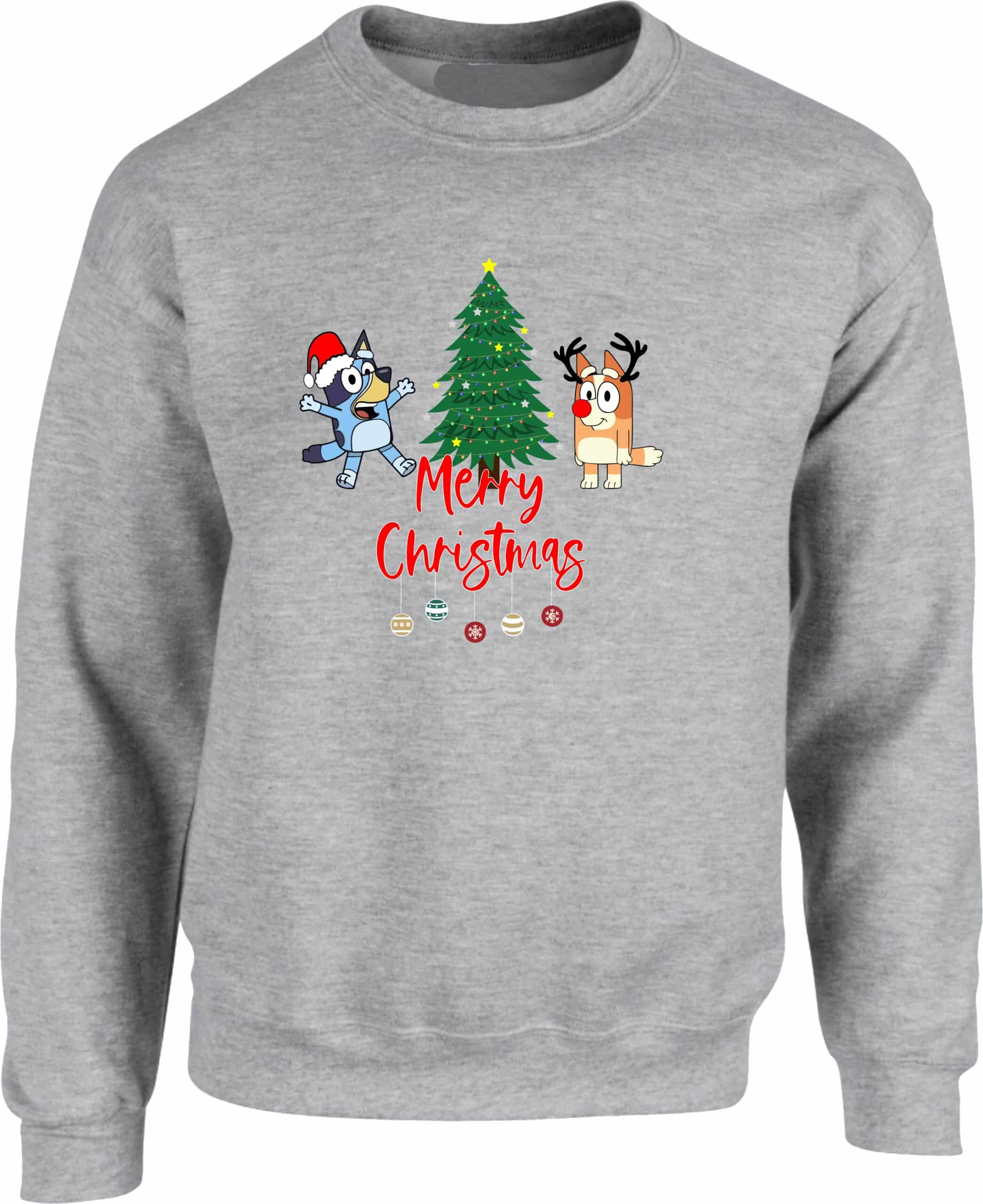 Bluey Dog Merry Christmas Sweatshirt - Image 2