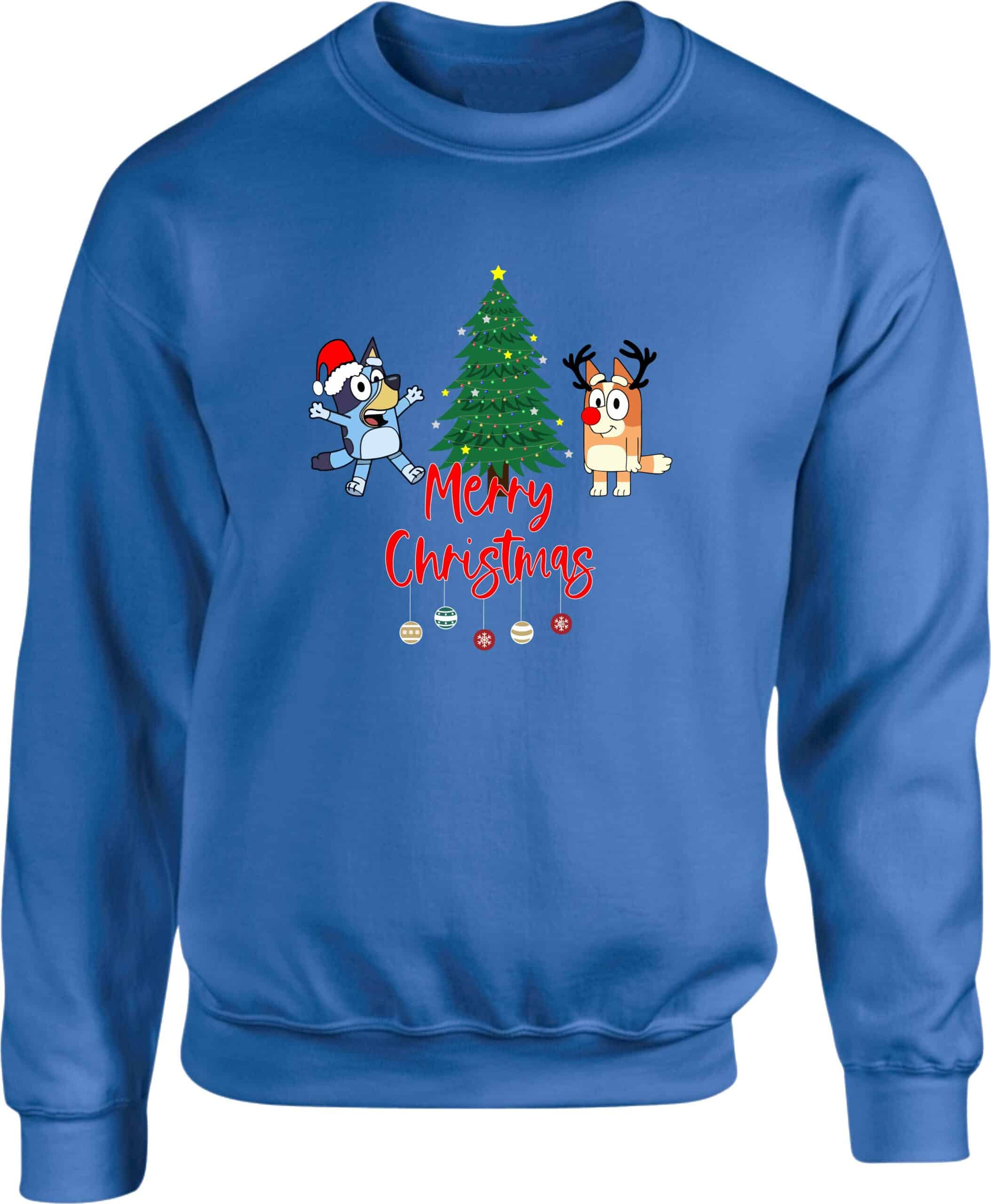 Bluey Dog Merry Christmas Sweatshirt - Image 5