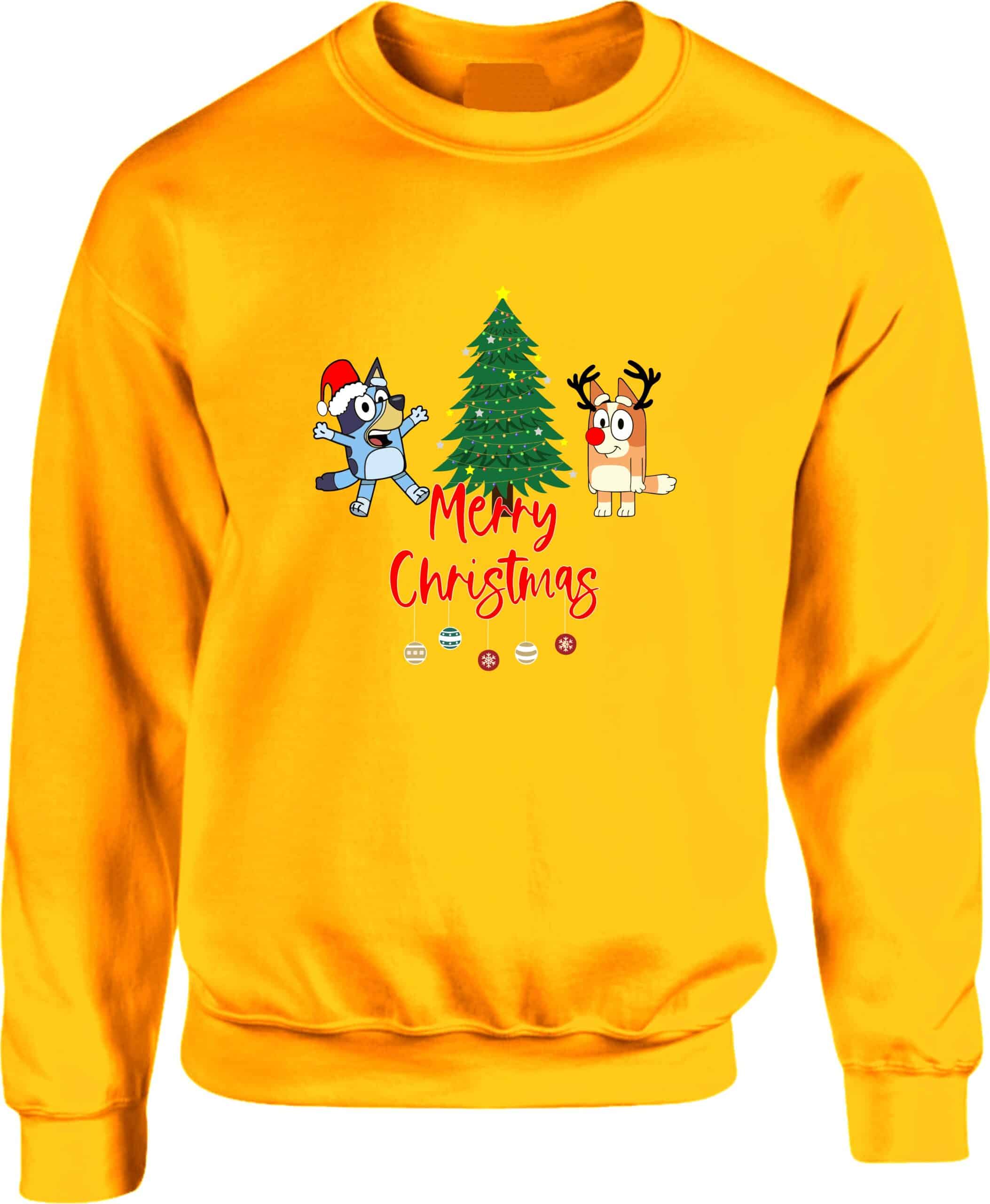 Bluey Dog Merry Christmas Sweatshirt - Image 7