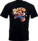 Mario Cartoon Graphic T-Shirt