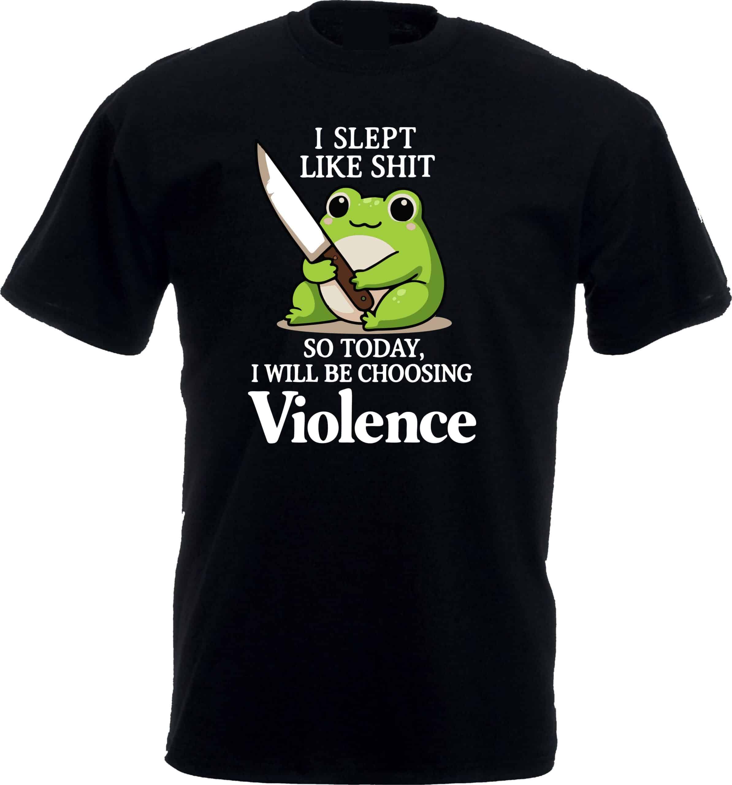 Choosing Violence Slogan T-Shirt - Image 2