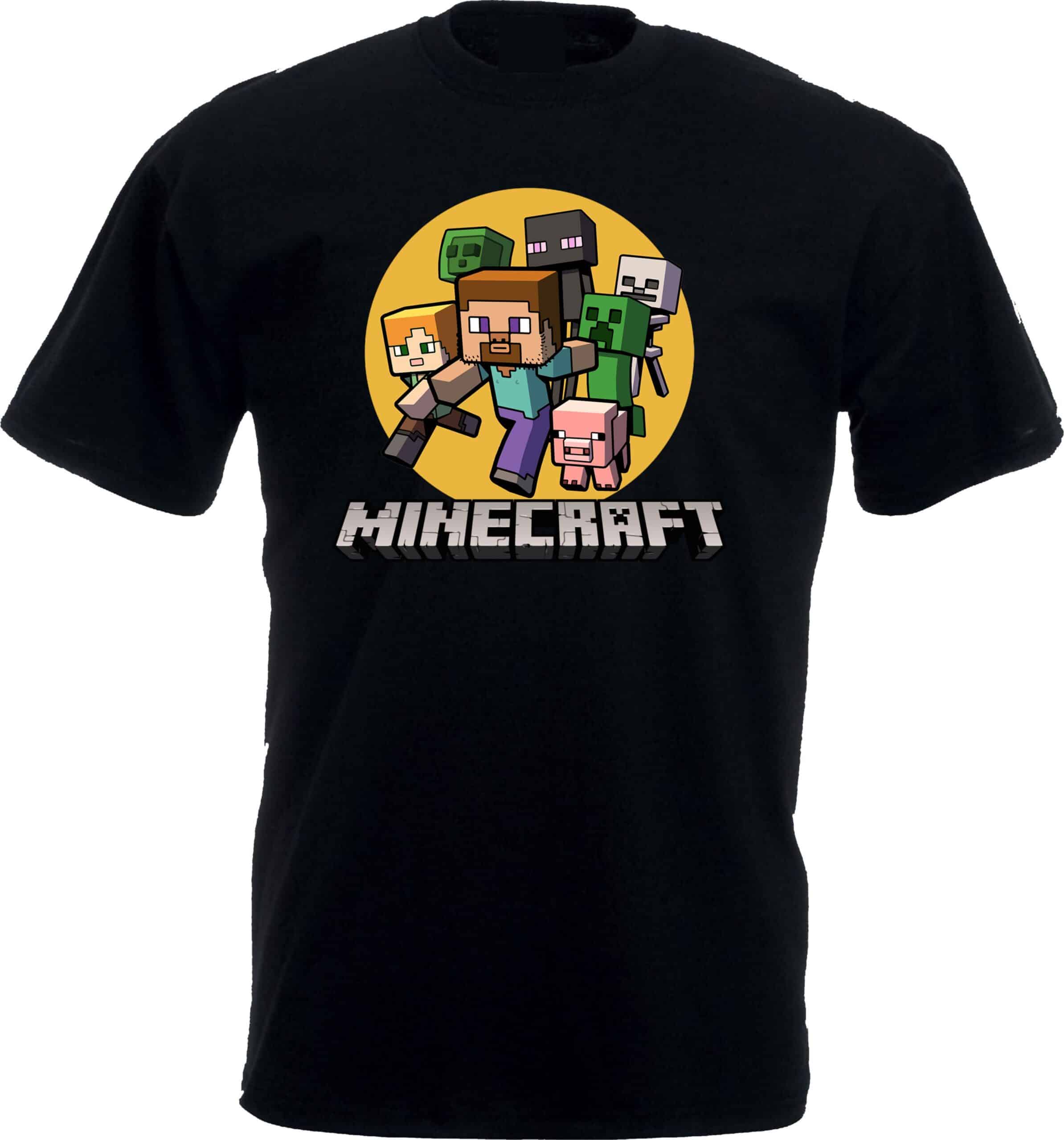 Funny Minecraft Pixel T-Shirt - Image 2
