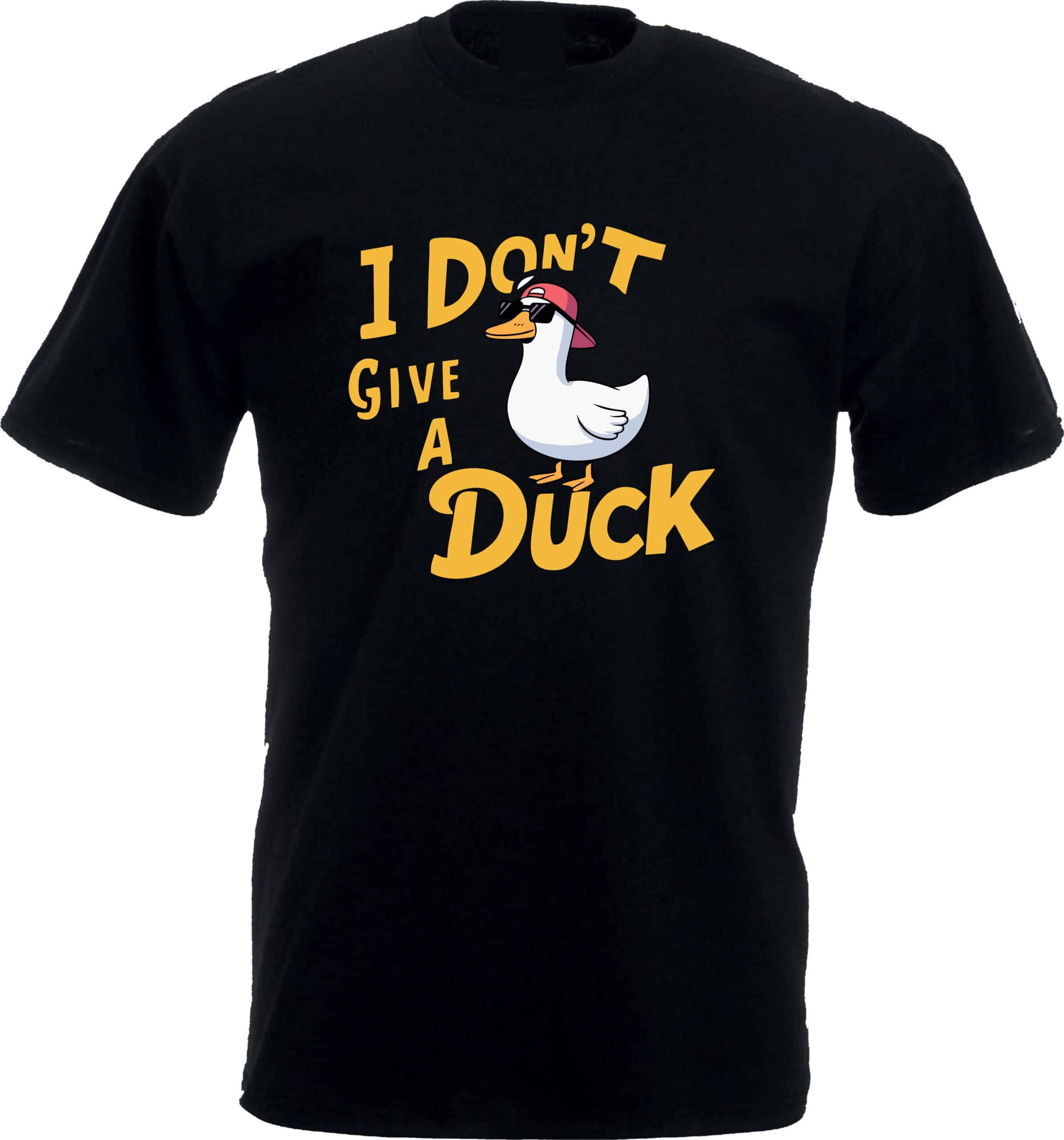 Funny "I Don't Give a Duck" Shirt - Image 2