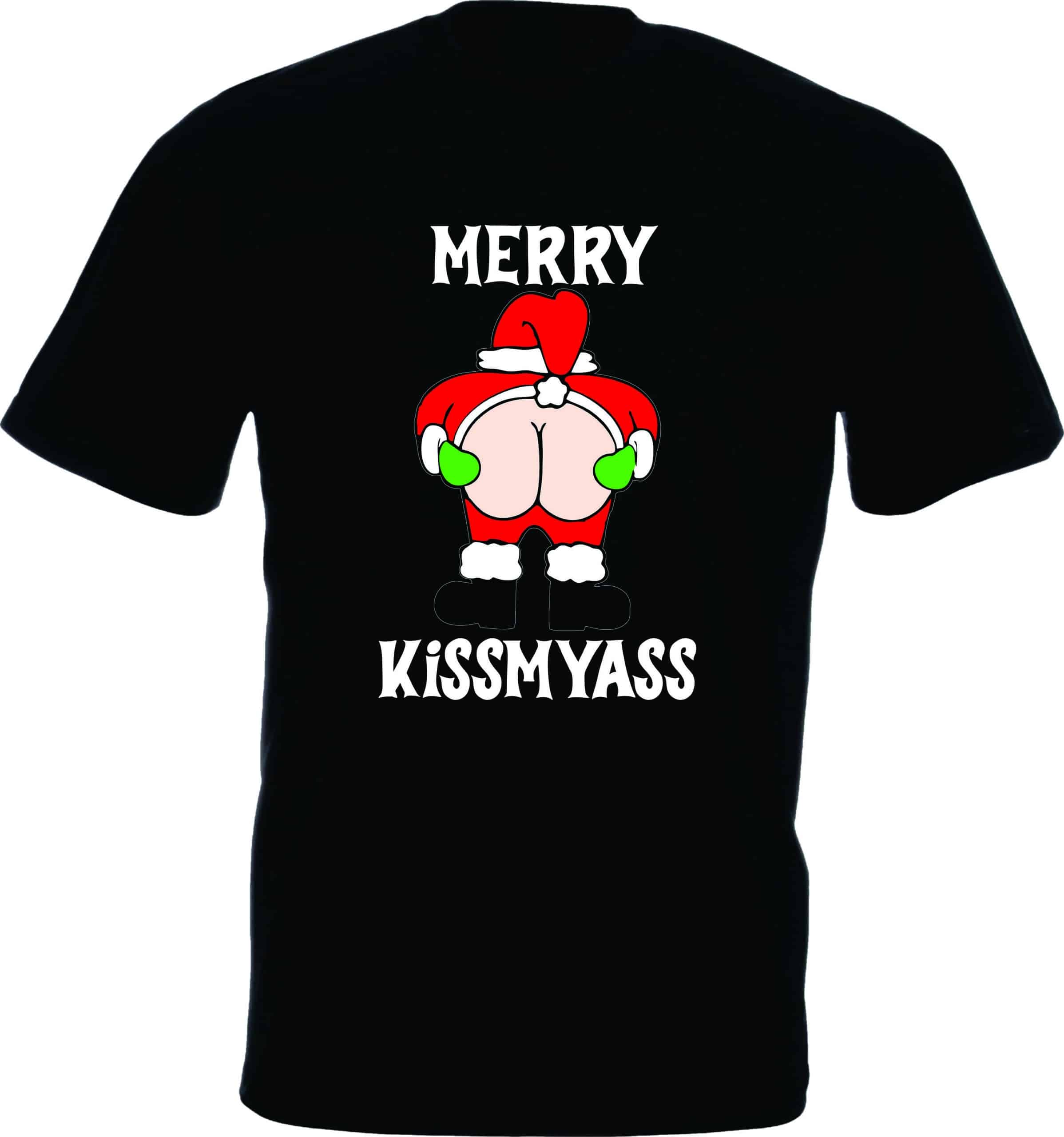 Merry Kiss My A Christmas Shirt - Image 2