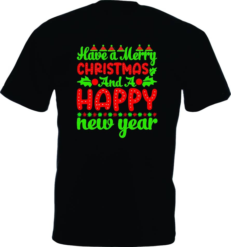 Merry Christmas Happy New Year Shirt - Image 2