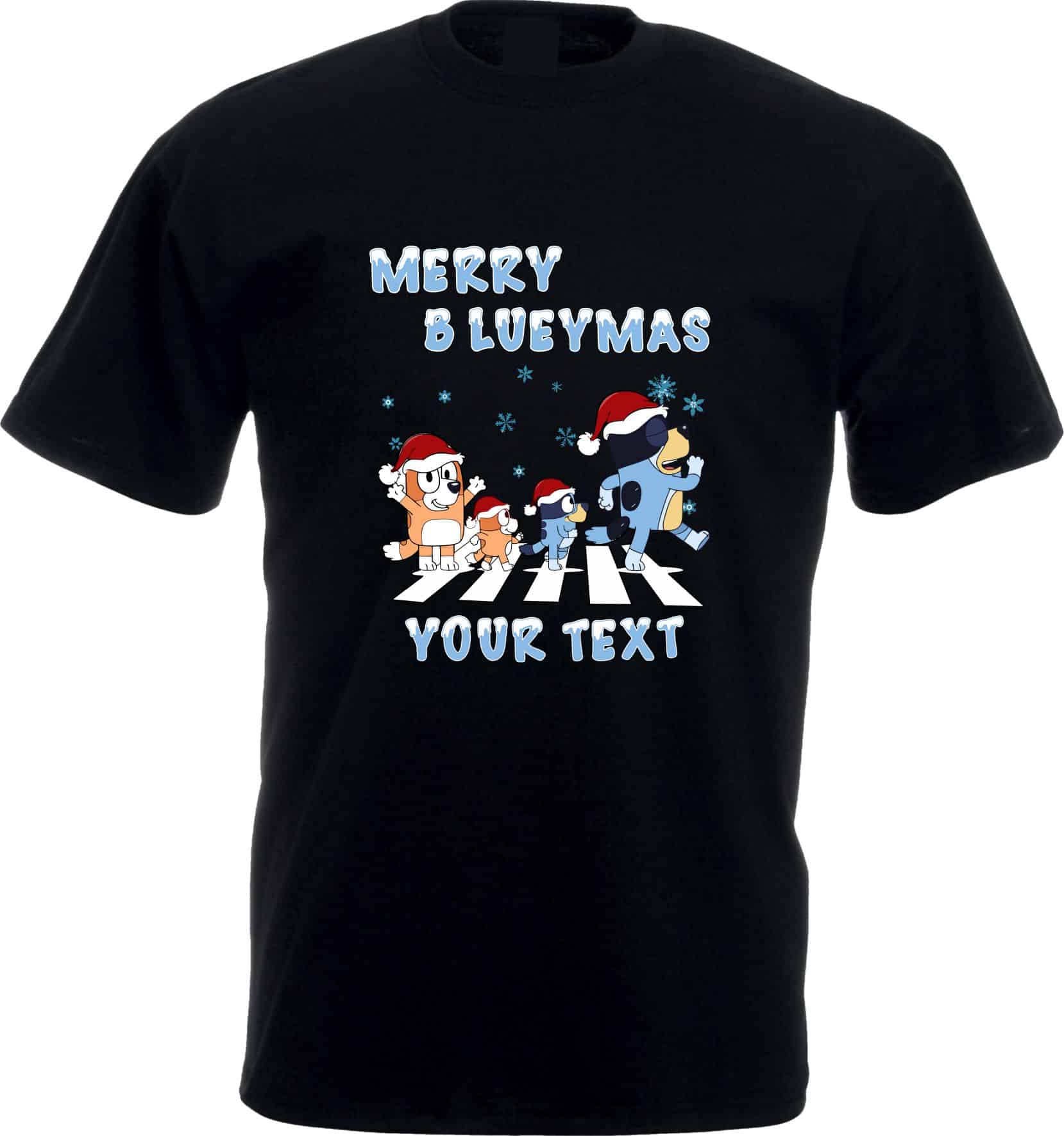 Personalised Blueymas Christmas T-Shirt - Image 2