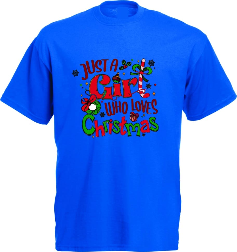 Girl Who Loves Christmas Shirt - Image 5