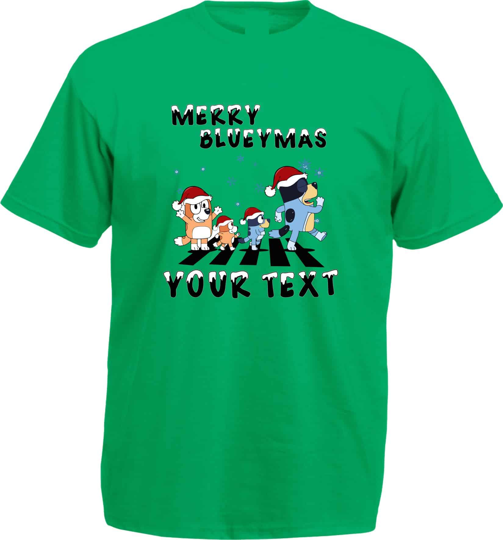 Personalised Blueymas Christmas T-Shirt - Image 3