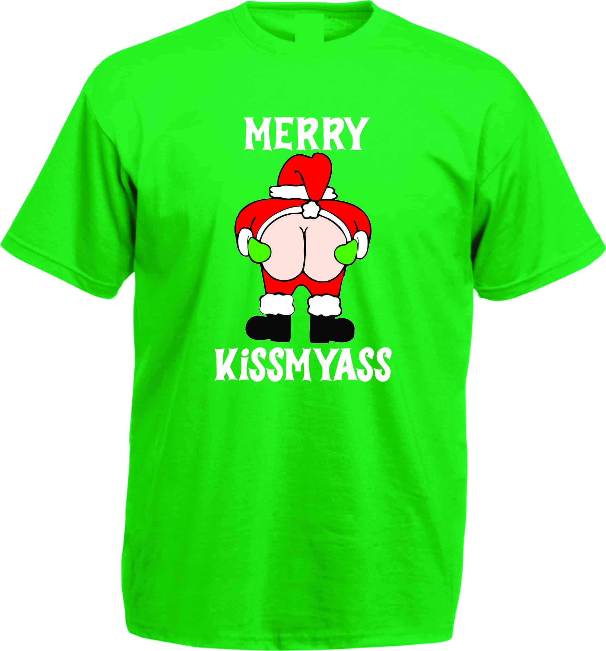 Merry Kiss My A Christmas Shirt - Image 3