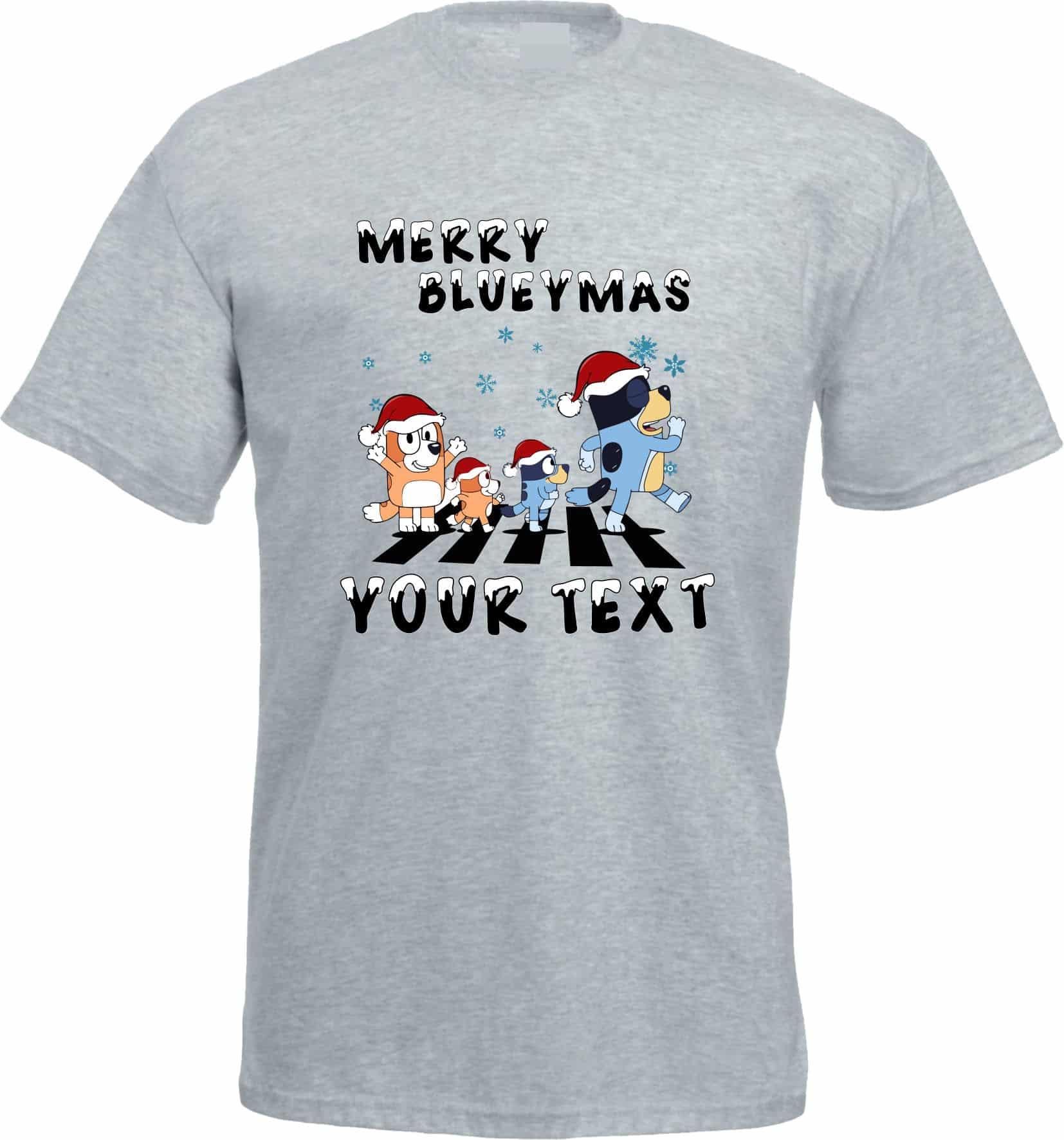 Personalised Blueymas Christmas T-Shirt - Image 4