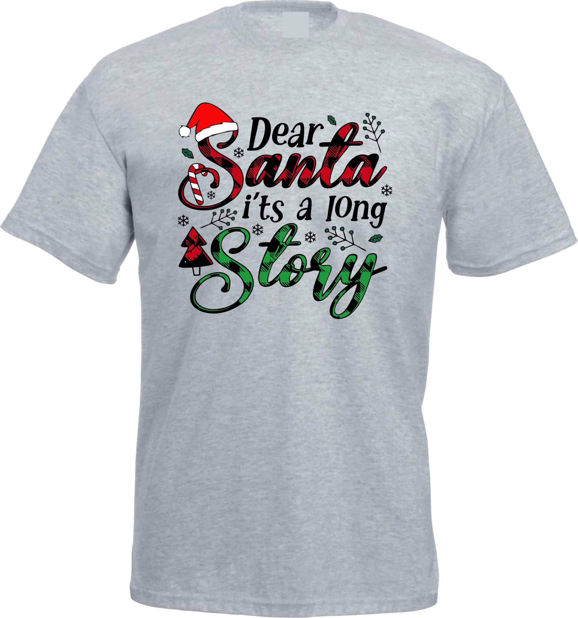 A Long Story Christmas T Shirt - Image 2