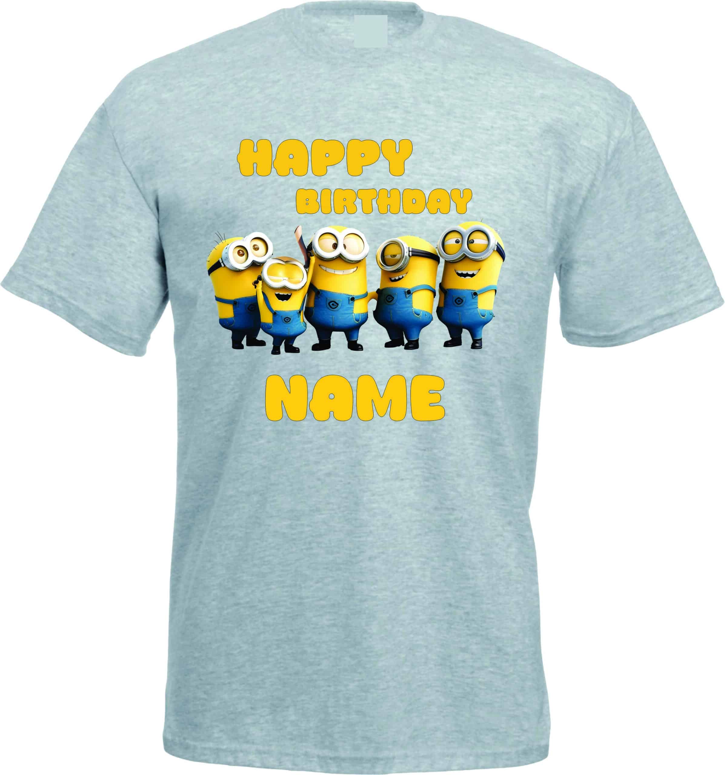 Minions Kids Birthday T-Shirt - Image 2