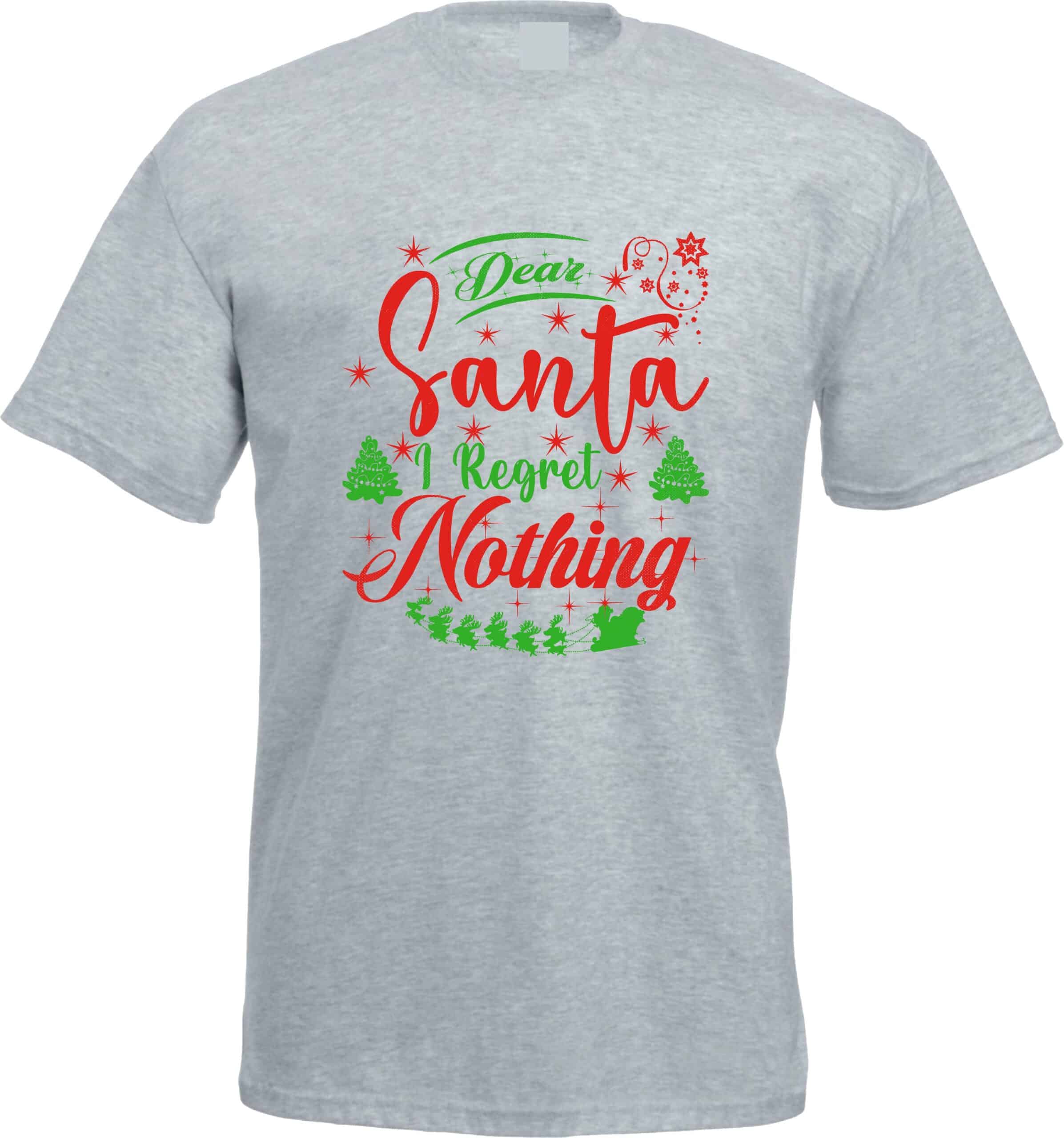 I Regret Nothing Christmas T Shirt - Image 3