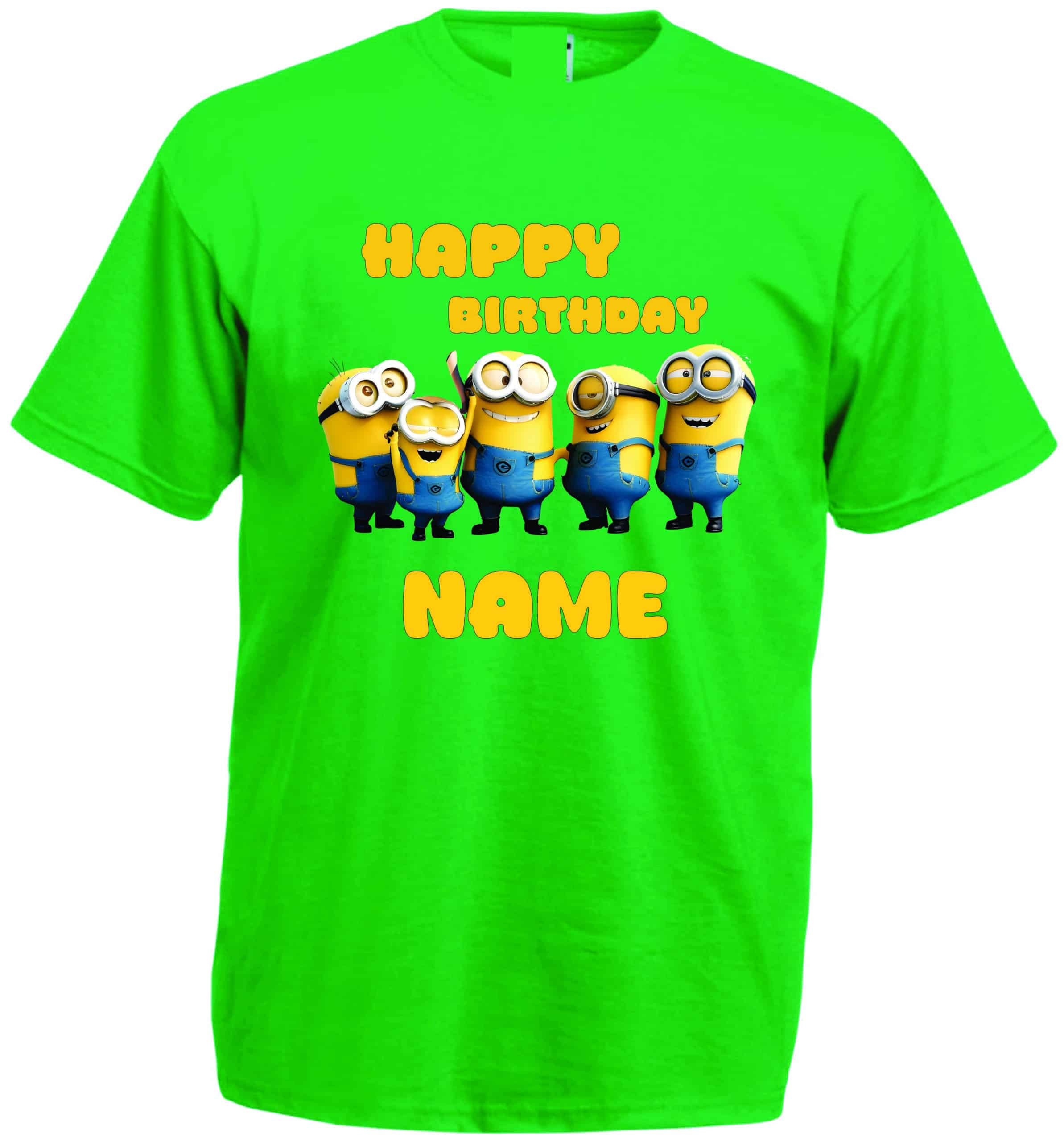 Minions Kids Birthday T-Shirt - Image 3