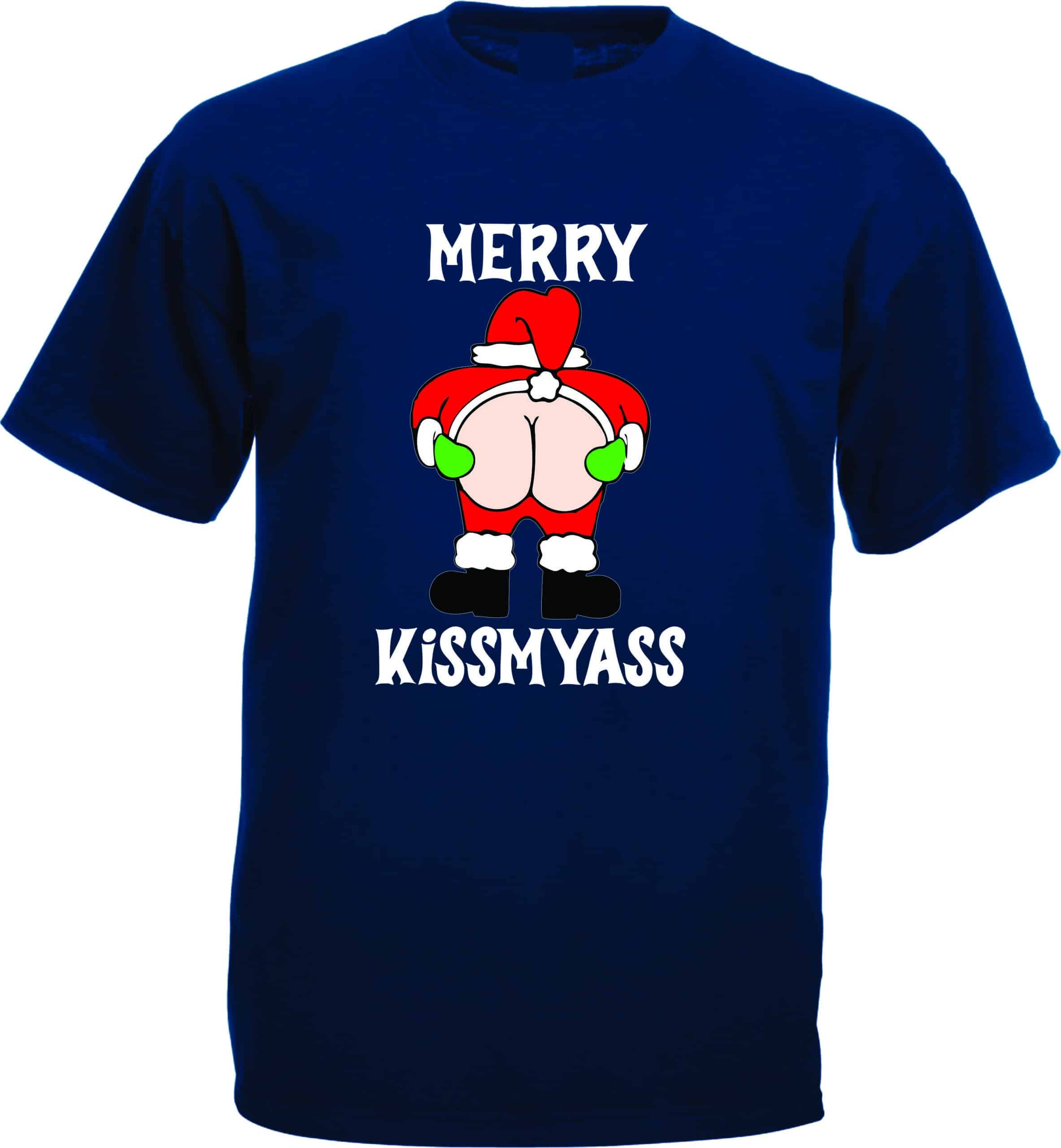 Merry Kiss My A Christmas Shirt - Image 4