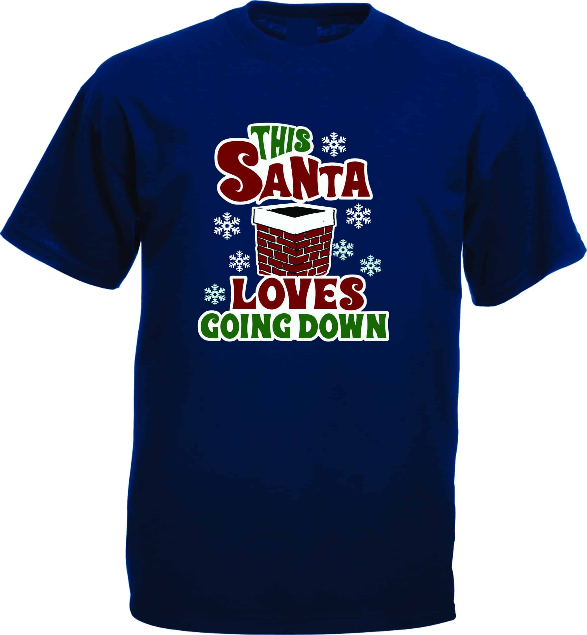 Santa Loves Going Down T-Shirt - Image 4