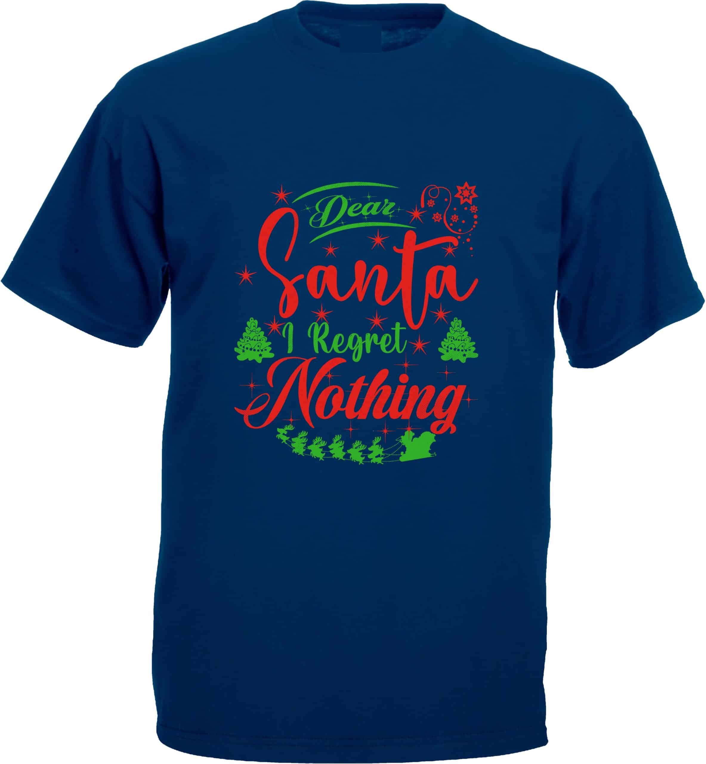I Regret Nothing Christmas T Shirt - Image 4