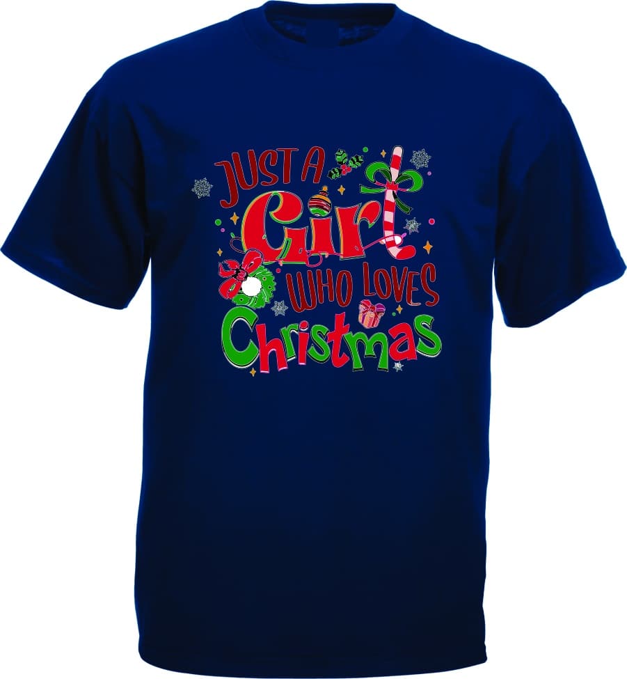 Girl Who Loves Christmas Shirt - Image 4