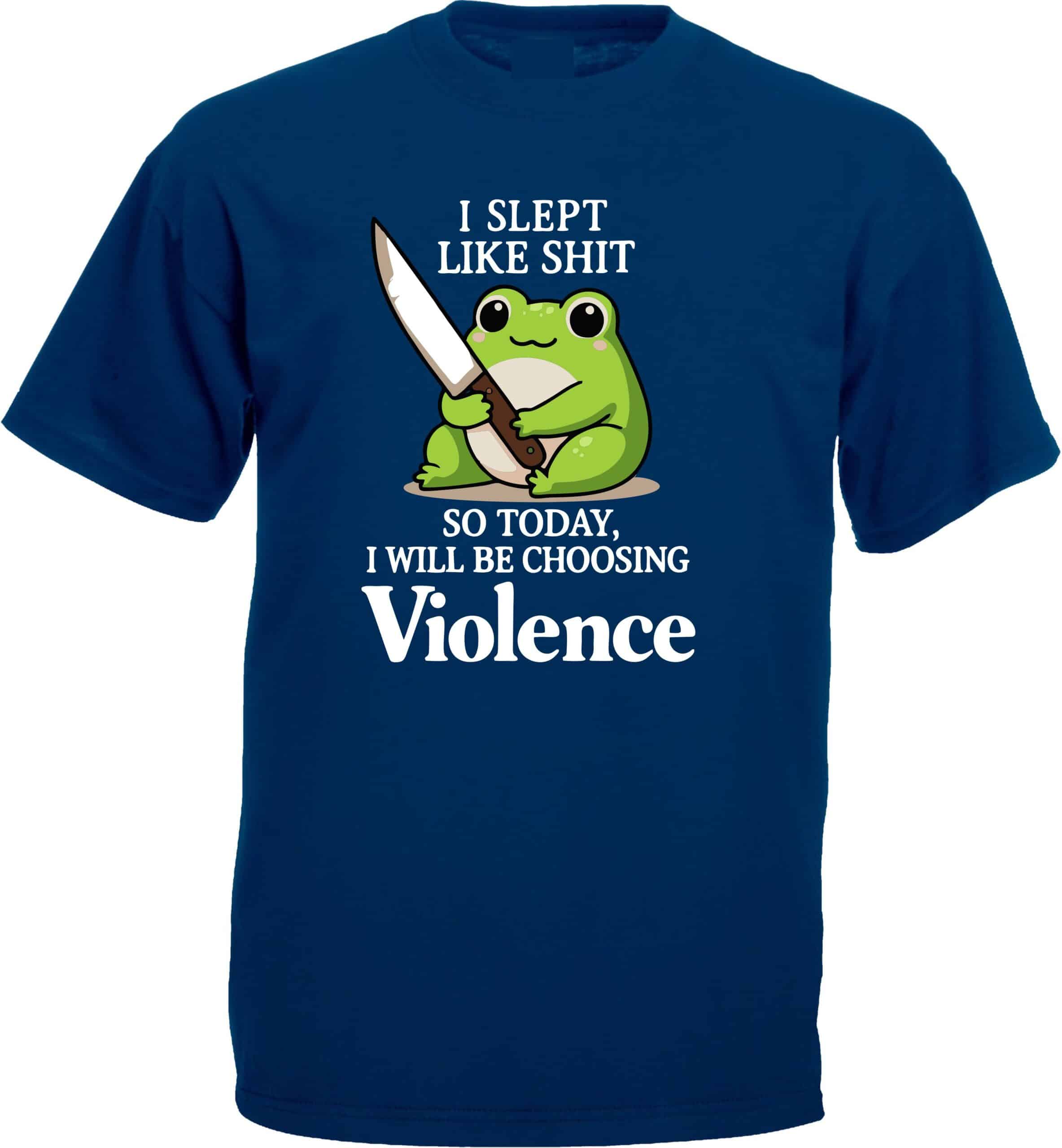 Choosing Violence Slogan T-Shirt - Image 5
