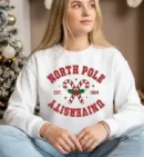 North Pole University Christmas Sweatshirt