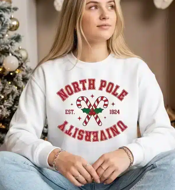 North Pole University Christmas Sweatshirt