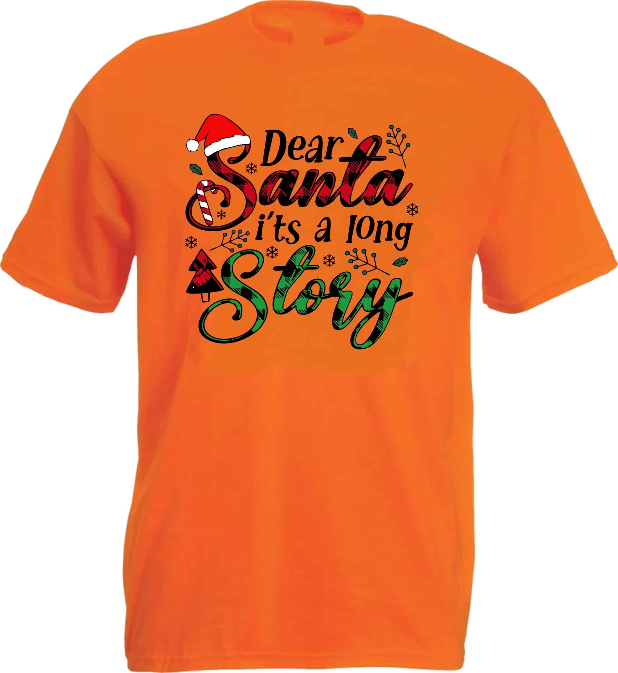 A Long Story Christmas T Shirt - Image 3