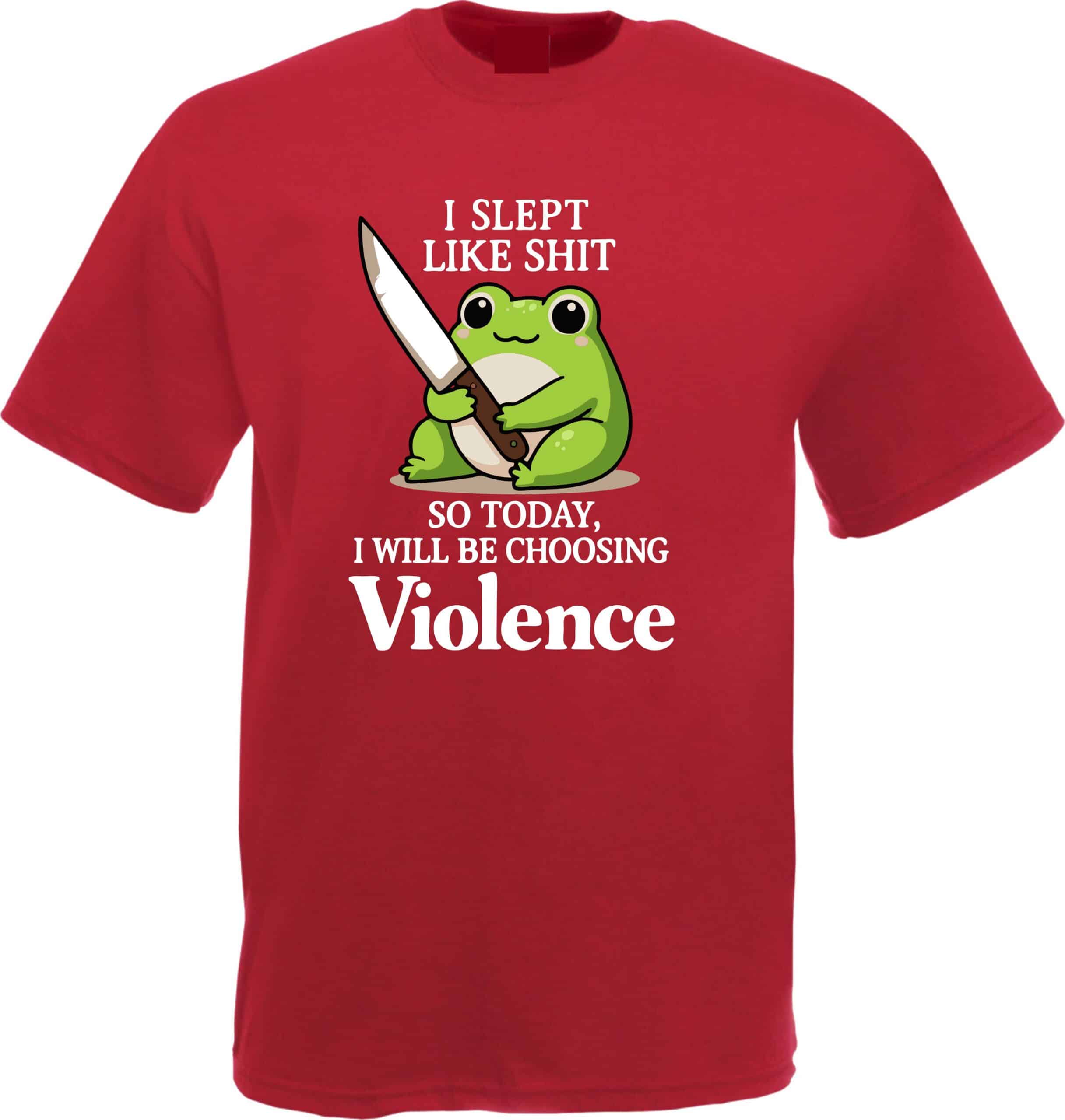 Choosing Violence Slogan T-Shirt - Image 6