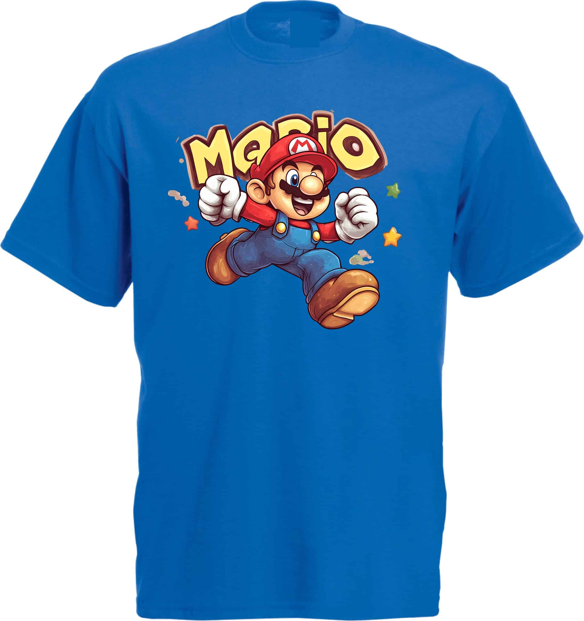 Mario Cartoon Graphic T-Shirt - Image 6