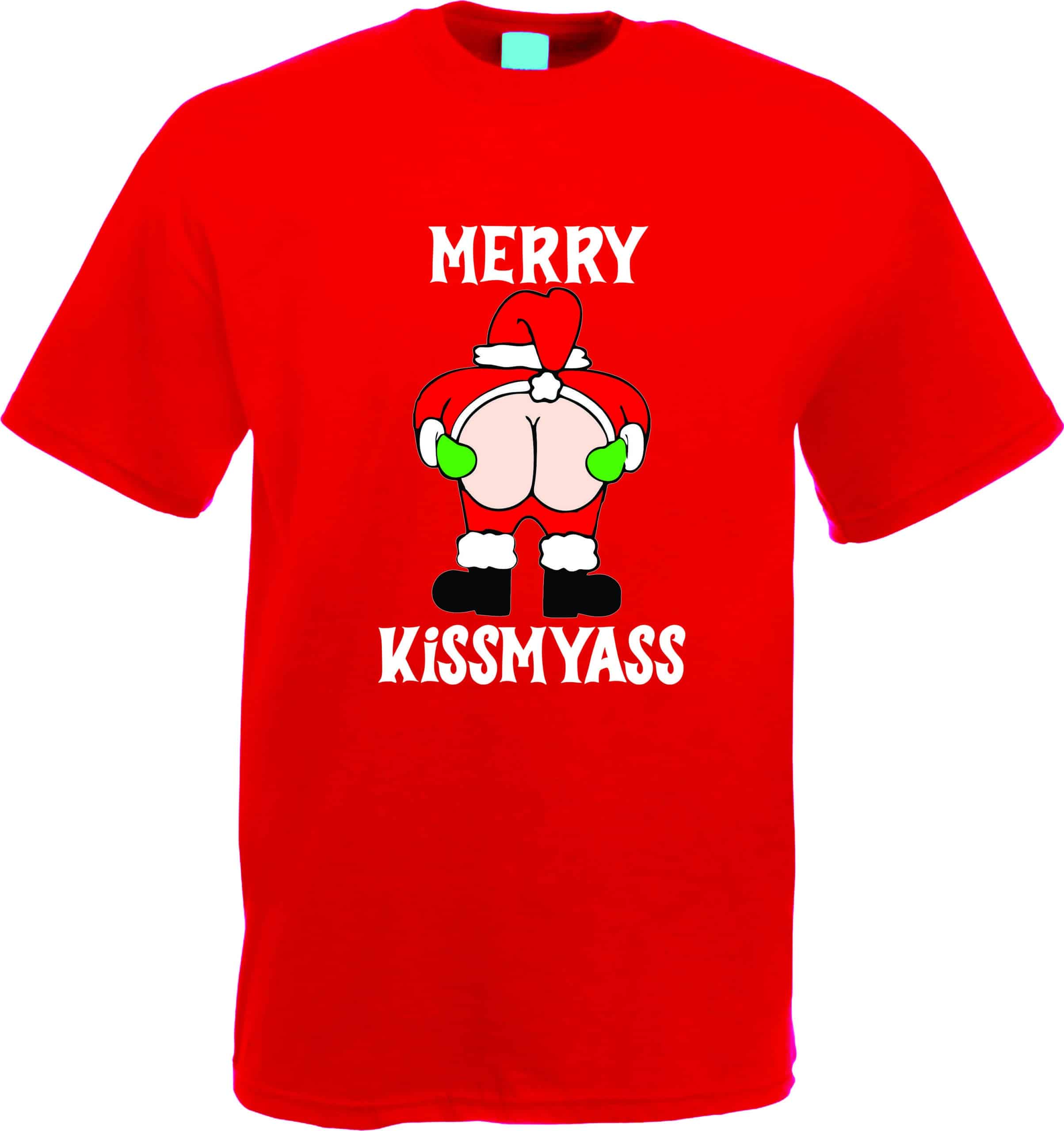 Merry Kiss My A Christmas Shirt - Image 5