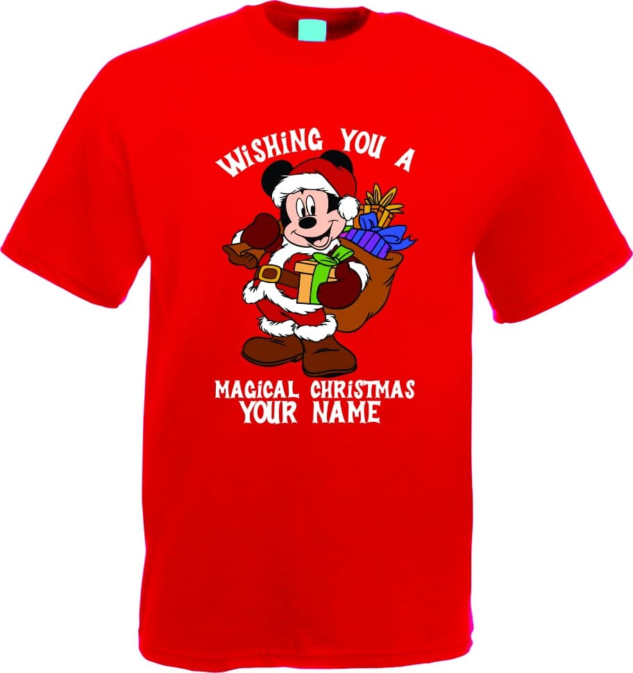 Wishing You A Merry Christmas T-Shirt - Image 3