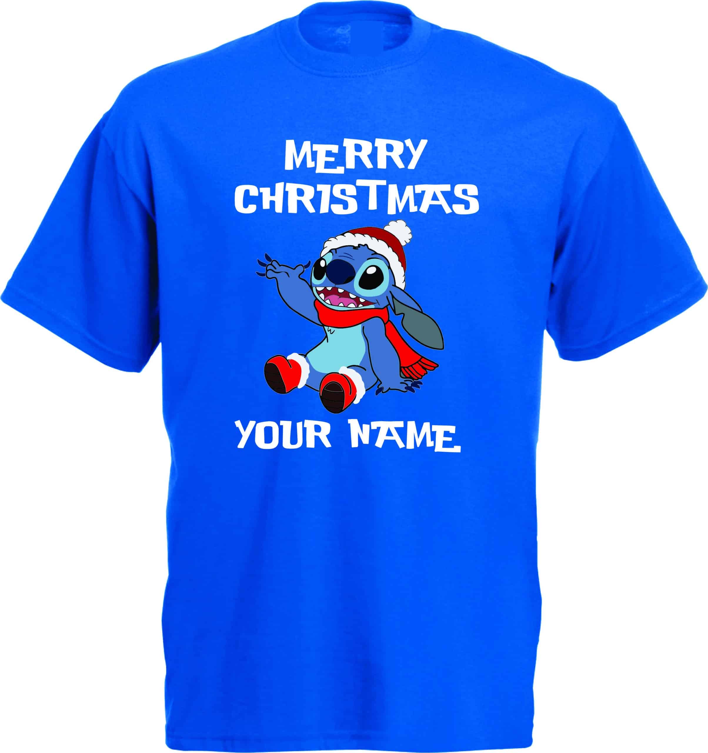 Personalised Stitch Christmas T-Shirt - Image 4