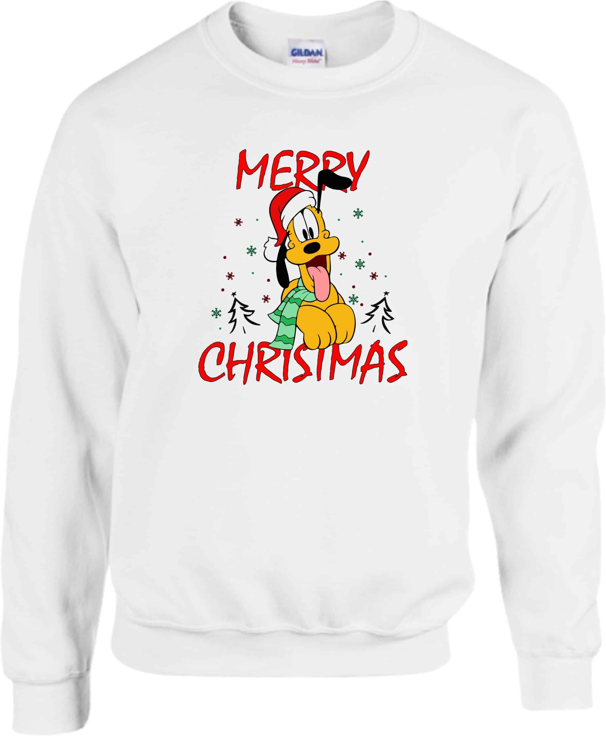 Disney Pluto Christmas Sweatshirt - Image 4