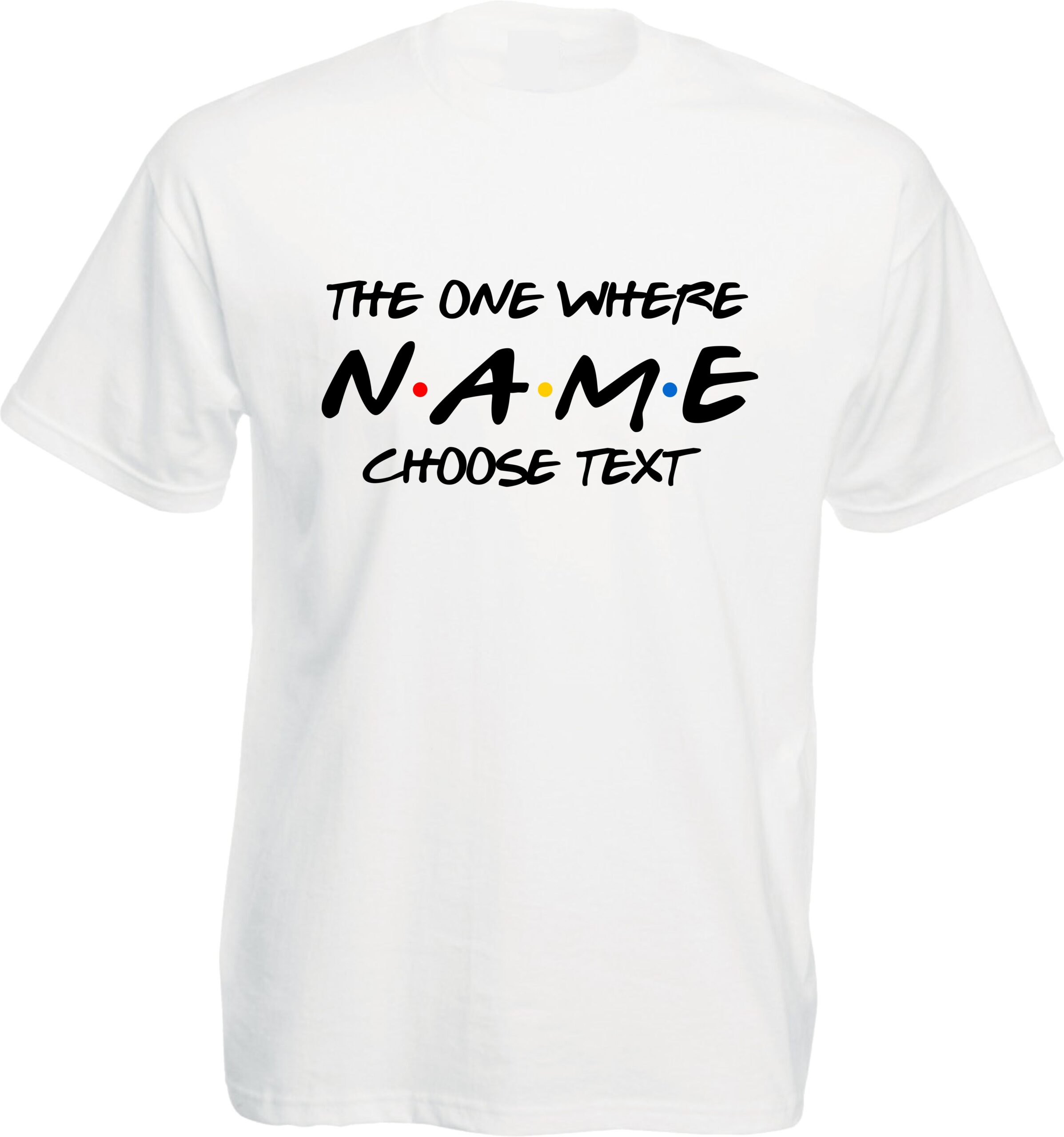 Custom Name & Text T-Shirt - Image 5