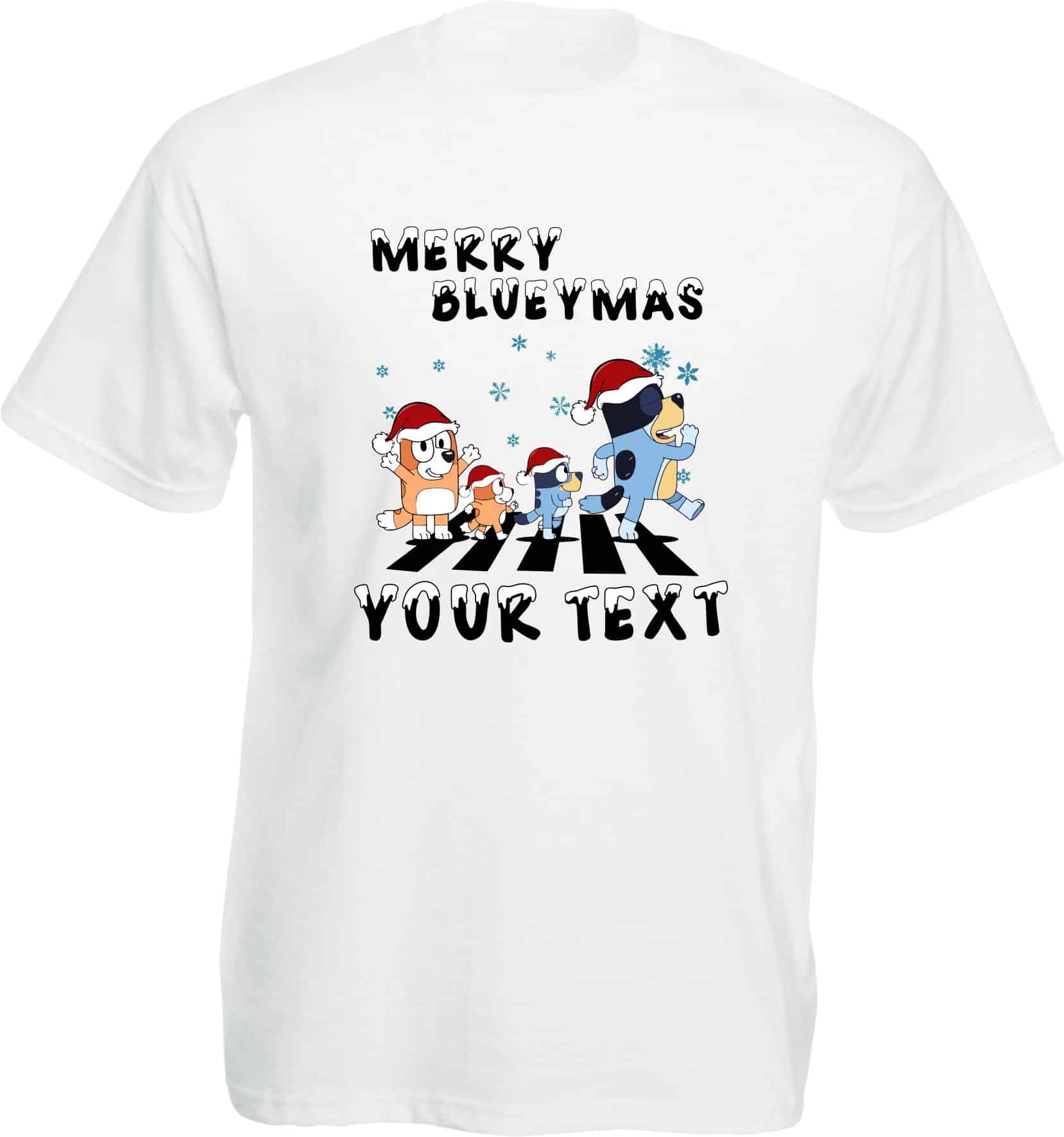Personalised Blueymas Christmas T-Shirt - Image 7